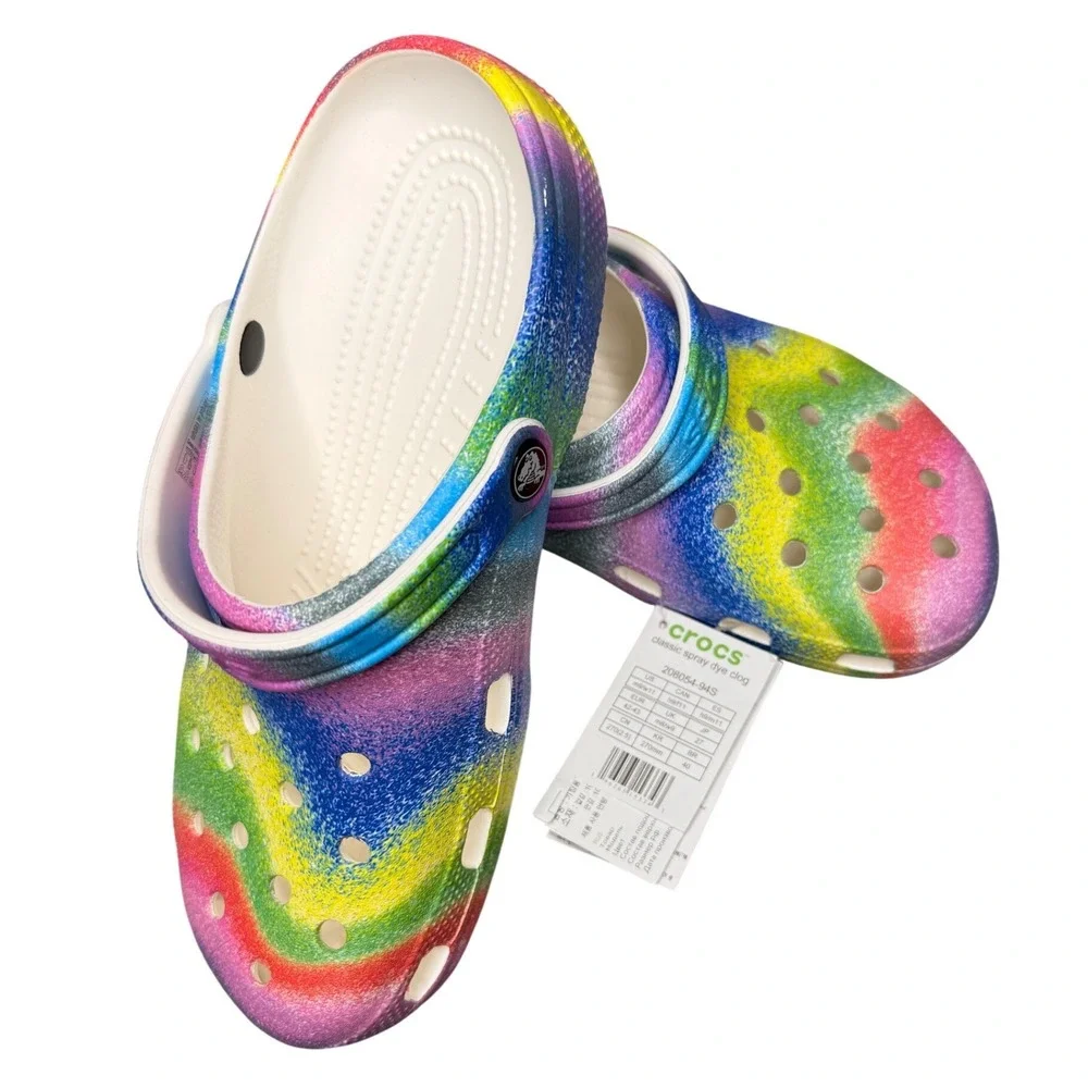 Crocs Multi Color Spray Dye - Picture 2 of 8